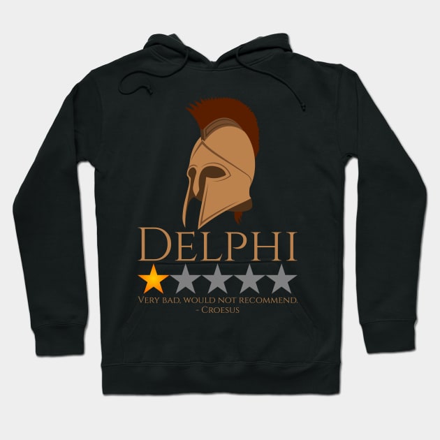 Ancient Greek History Meme - Delphi - Oracle Of Apollo Hoodie by Styr Designs